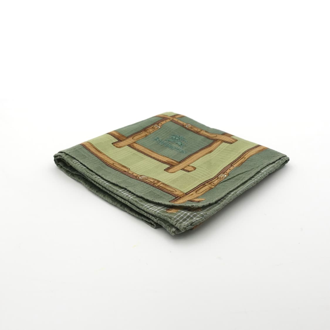 BURBERRY 올드 버버리  클래식 그린 스카프 상품이미지4