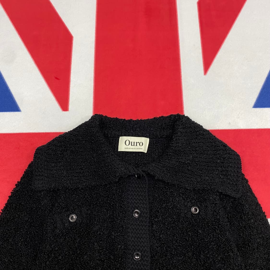 Ouro 컬리 카라 가디건 여성 Free 상품이미지3