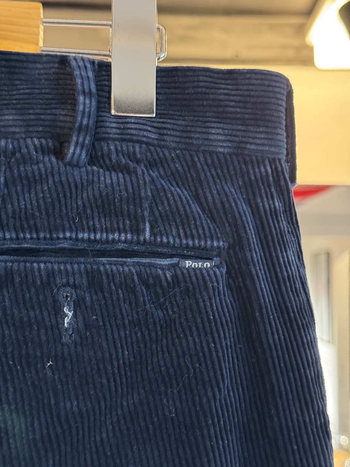 폴로랄프로렌 클래식핏 코듀로이 팬츠 빈티지 골덴바지 네이비 32 상품이미지5