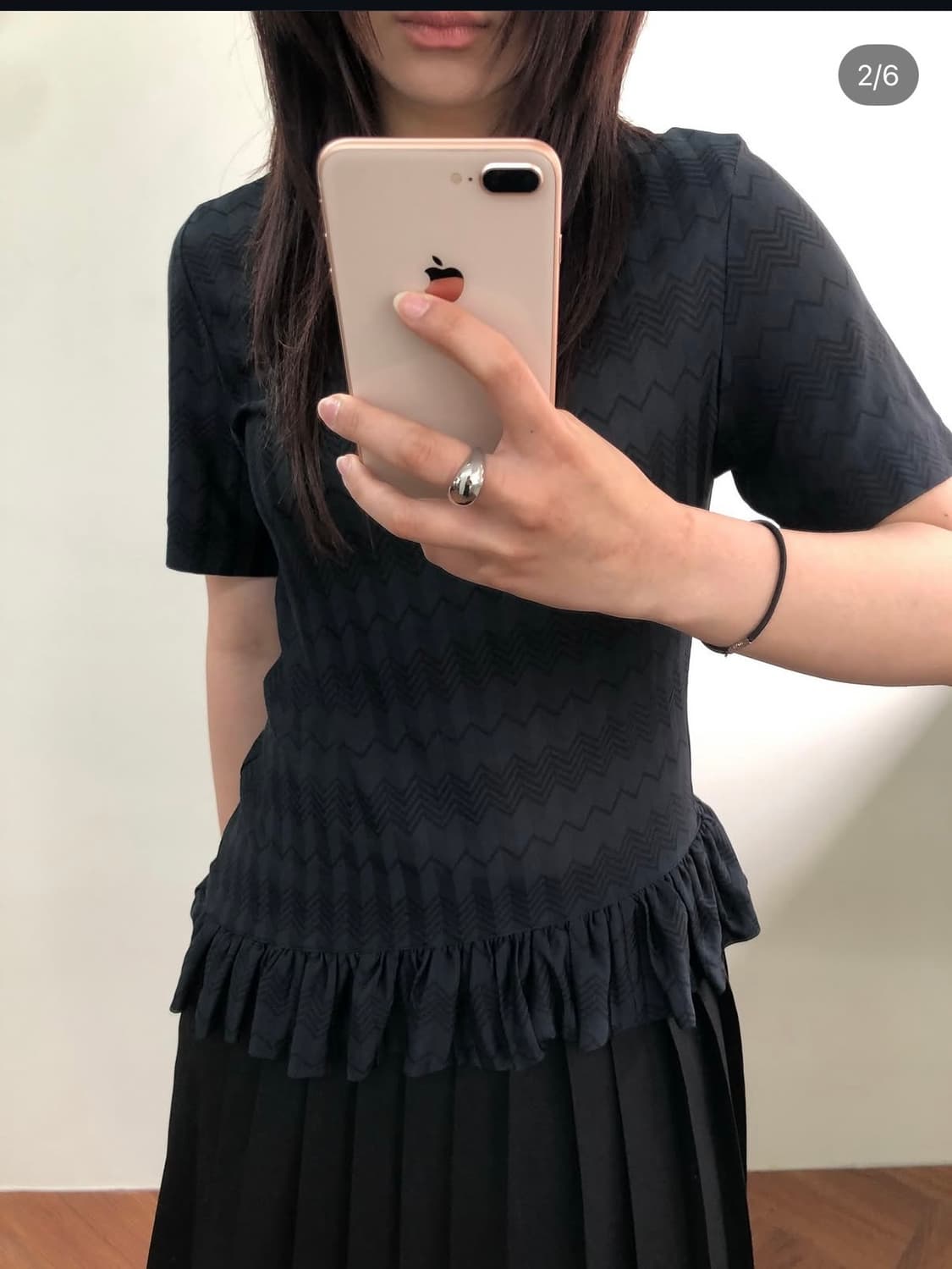 트리콧 꼼데 가르송 프릴 탑 상품이미지2