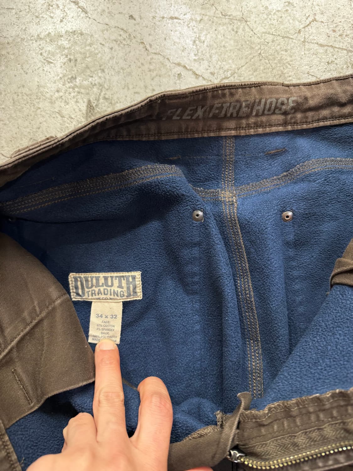 DULUTH 덕 플리스 라이닝 워크팬츠 상품이미지6