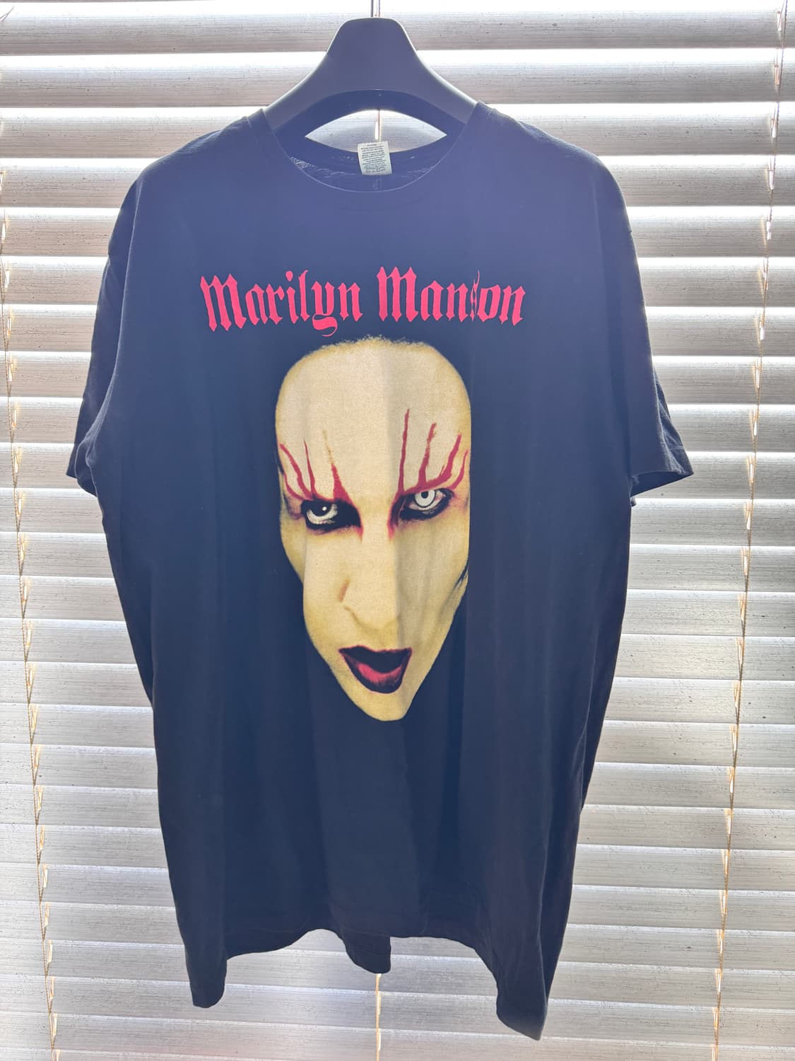 [XXL] 마릴린 맨슨 빅페이스 밴드티 상품이미지1