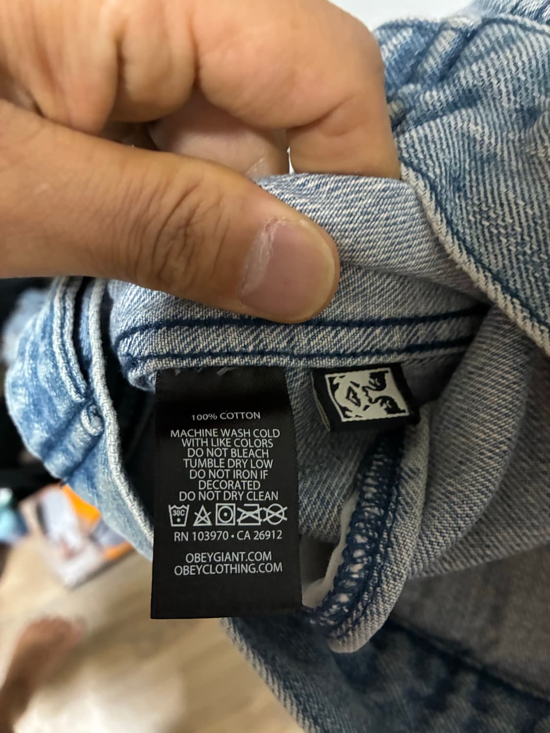 오베이 OBEY 데님 자켓 상품이미지7
