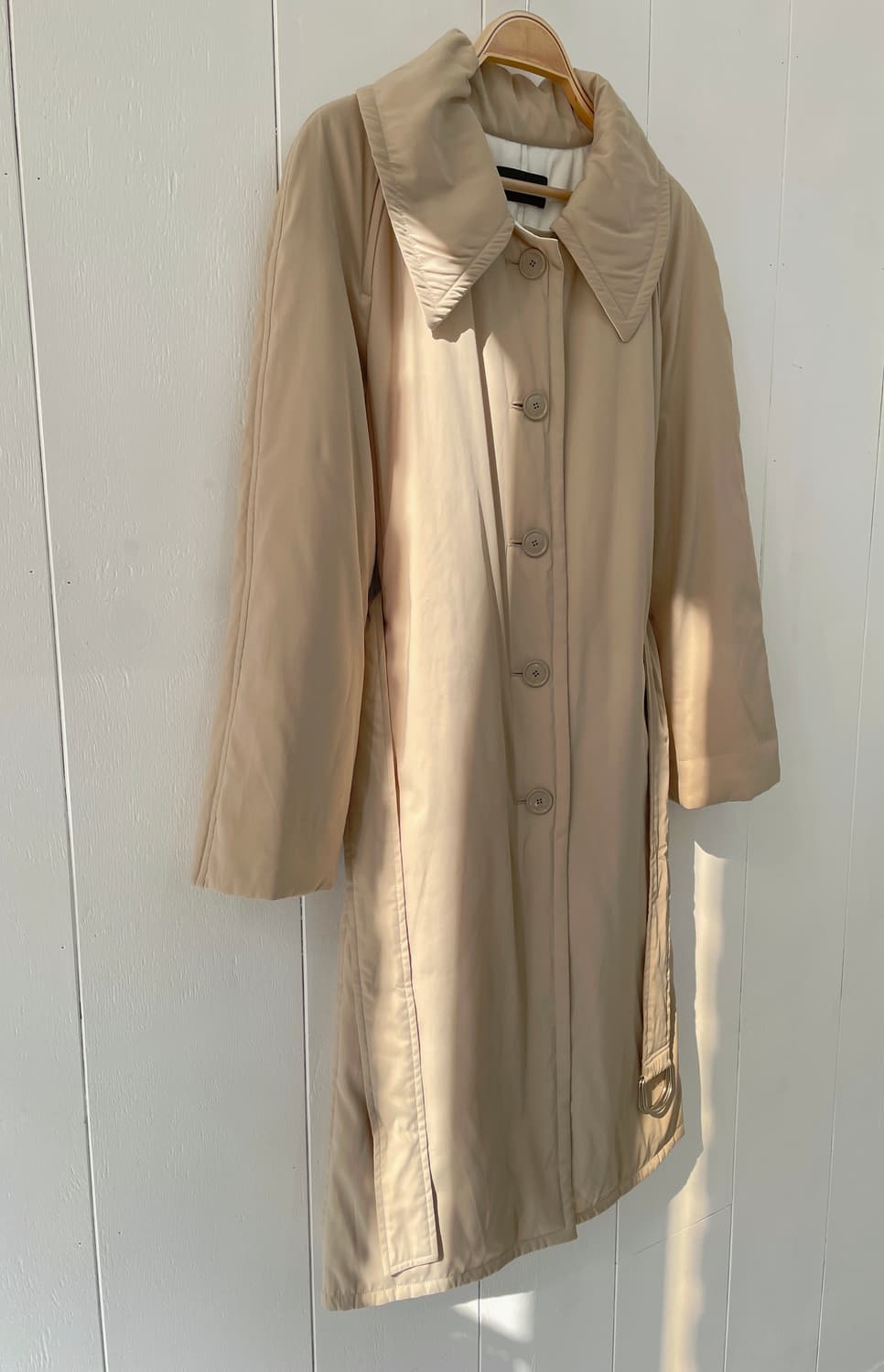 시스템(SYSTEM) 어반 베이지 벨티드 패딩 코트 상품이미지7