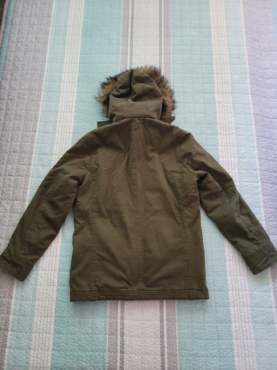 아베크롬비 홀리스터 Hollister 쉐르파 울프죠 후드야상자켓 105 상품이미지9