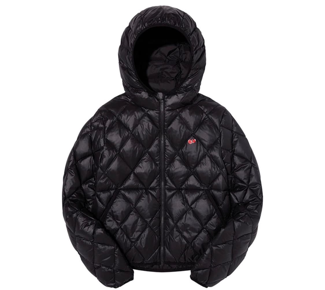 키르시 경량패딩 클라우드 크롭 다운 블랙 사이즈1 상품이미지1