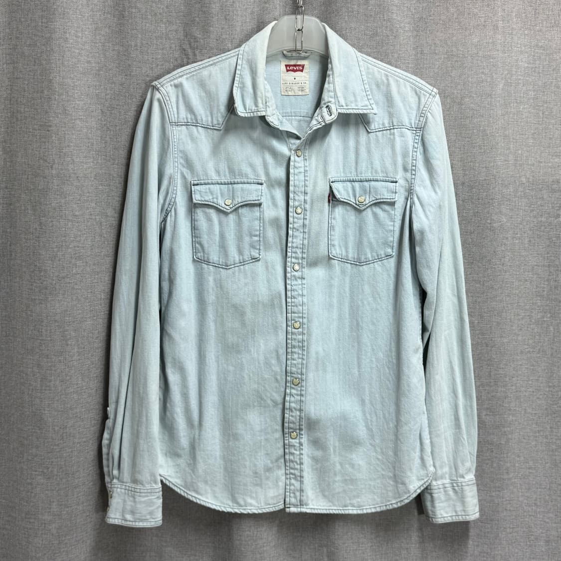 ​[M] 리바이스 웨스턴 데님 셔츠 (연청) 상품이미지1