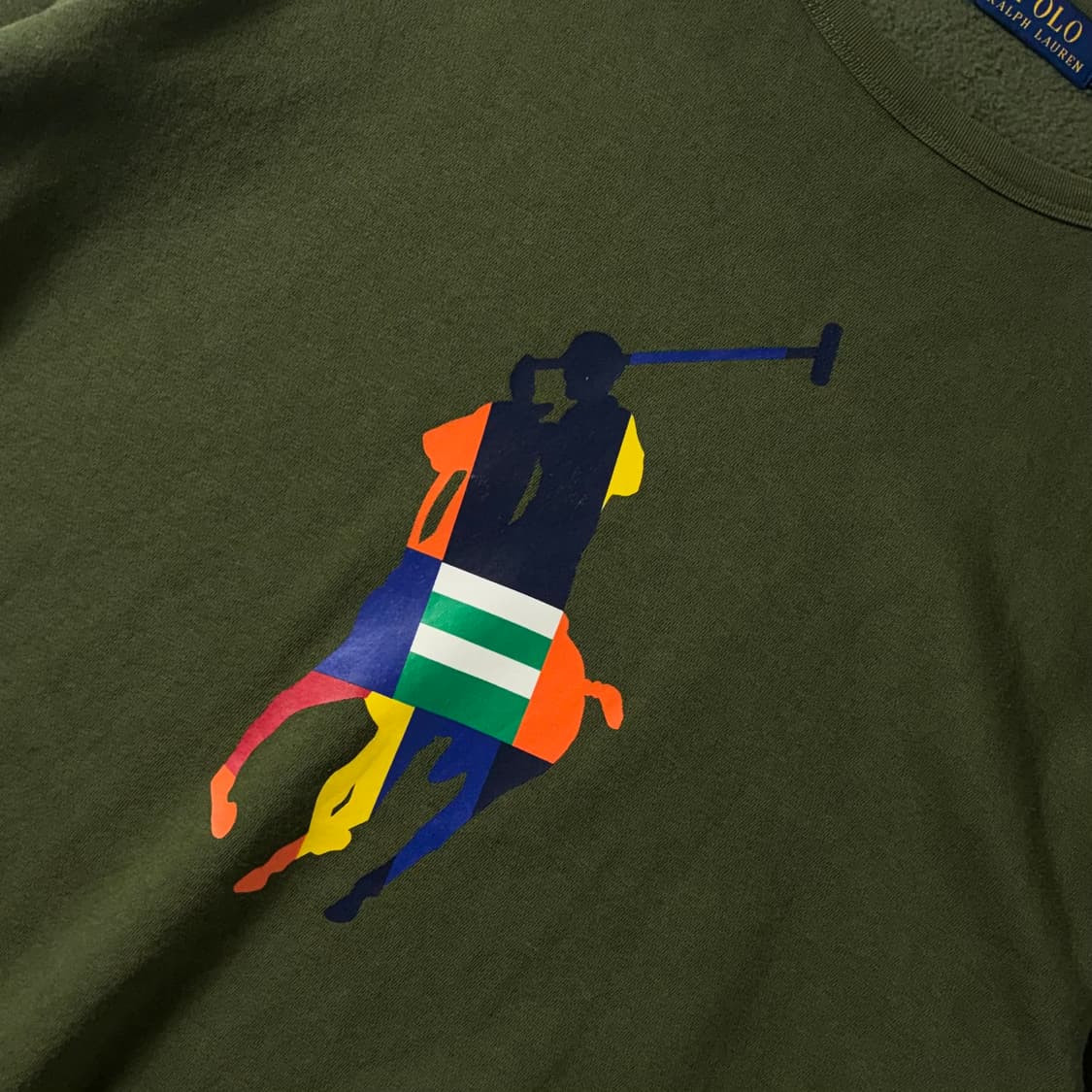 Polo  폴로 랄프로렌 빅포니 밀리터리 카키 맨투맨  상품이미지3