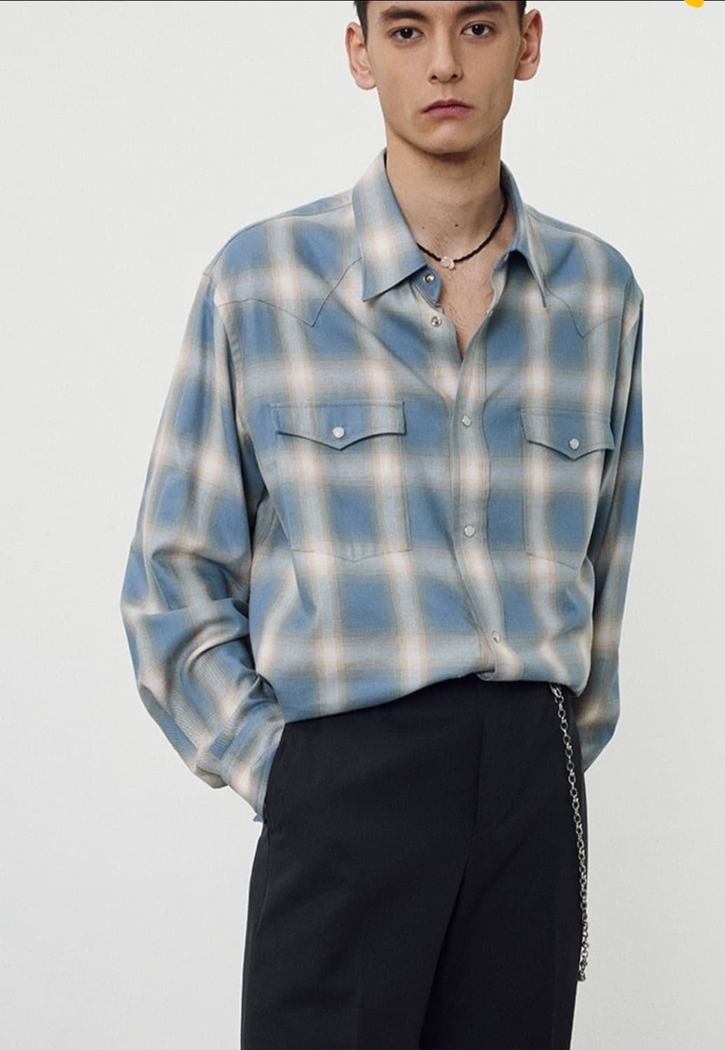 토니웩 웨스턴 셔츠 블루 M 상품이미지1