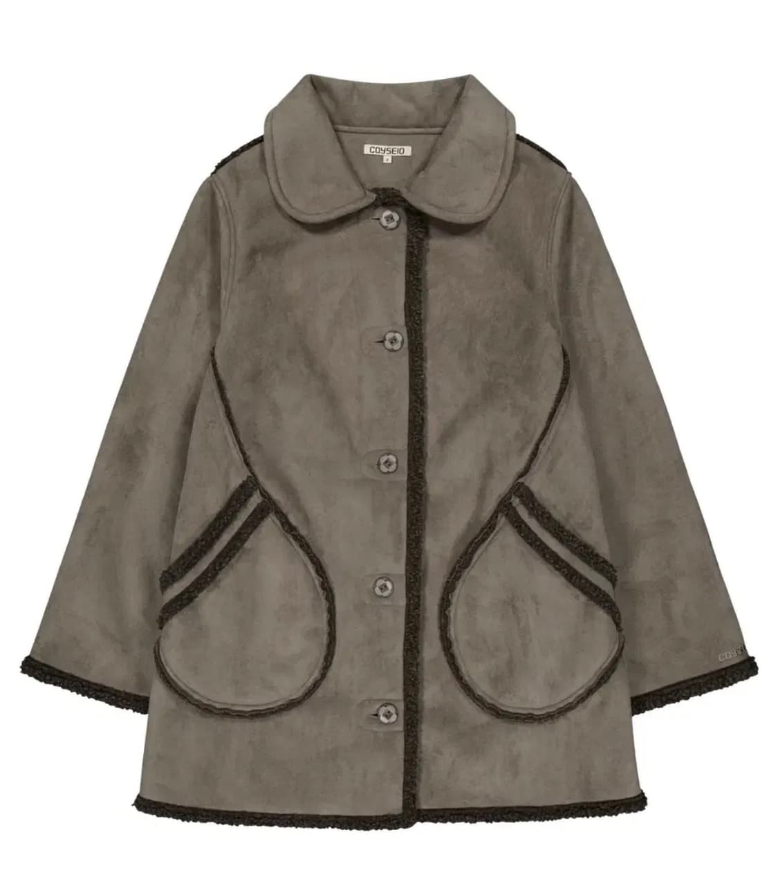 코이세이오 스웨이드 자켓 무스탕 브라운 2 상품이미지1