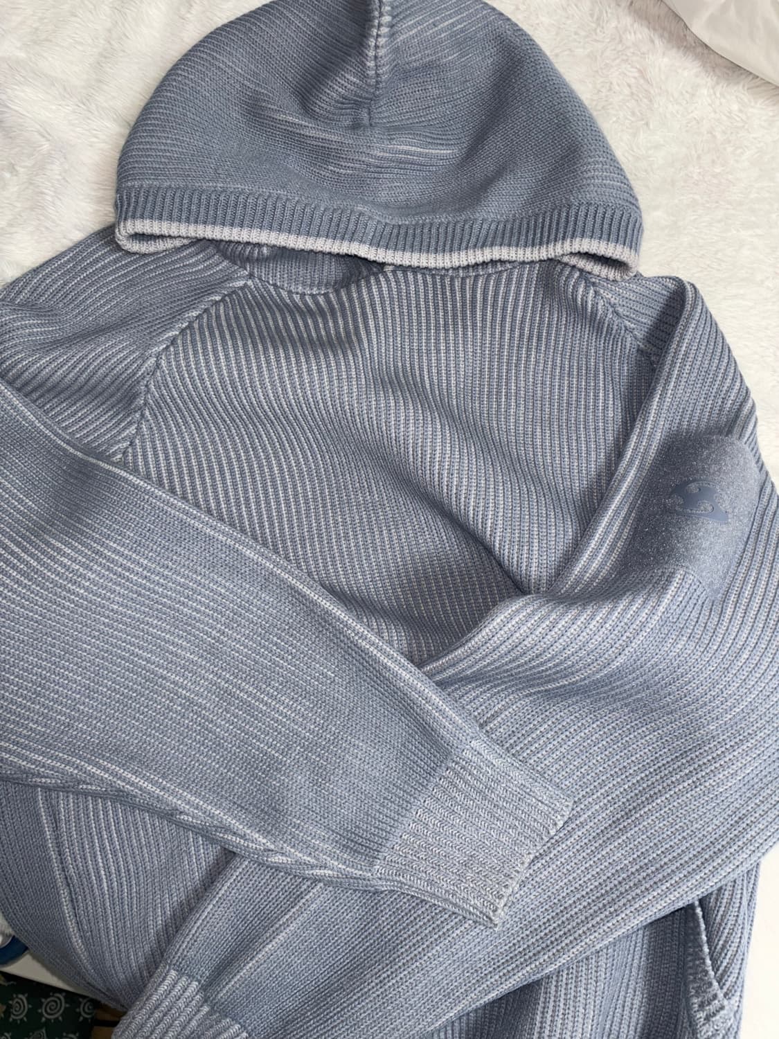 산산기어 니트 후드티 상품이미지1