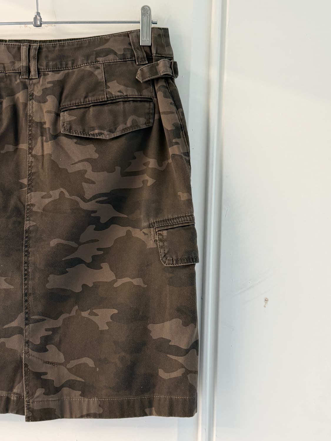 일본빈티지 카모 카고 미디스커트 상품이미지10
