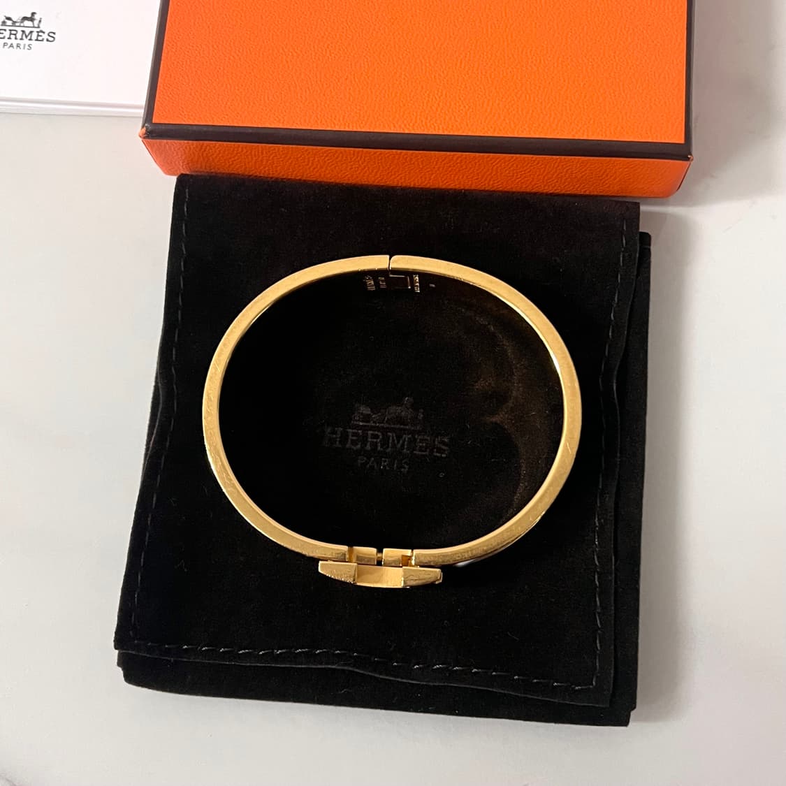 [A급/정품] 에르메스 클릭아슈 팔찌 화이트 골드 PM 상품이미지7