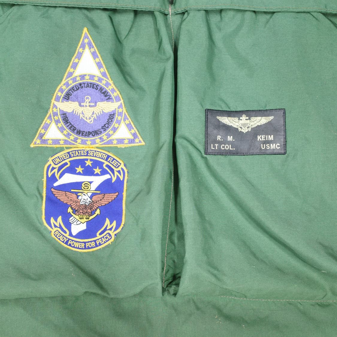 90s 미 해병대 조종사 헬멧 가방 ideal 지퍼  상품이미지3