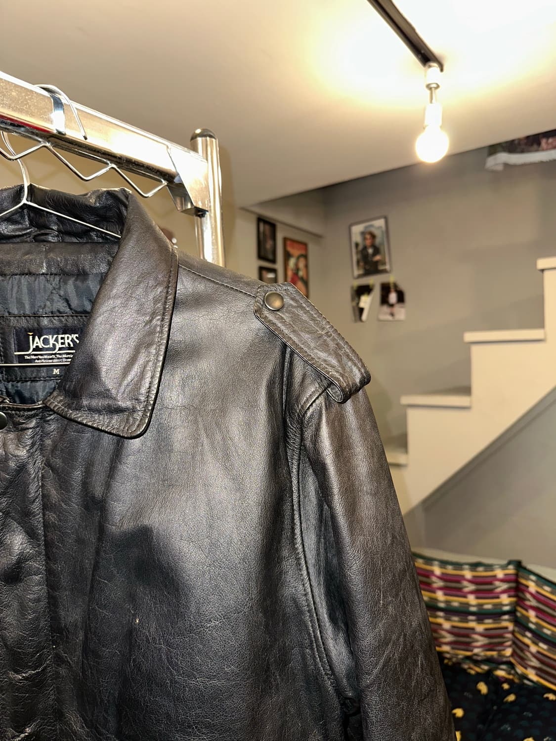 90’s Japanese cow-leather A-2 bomber 상품이미지6