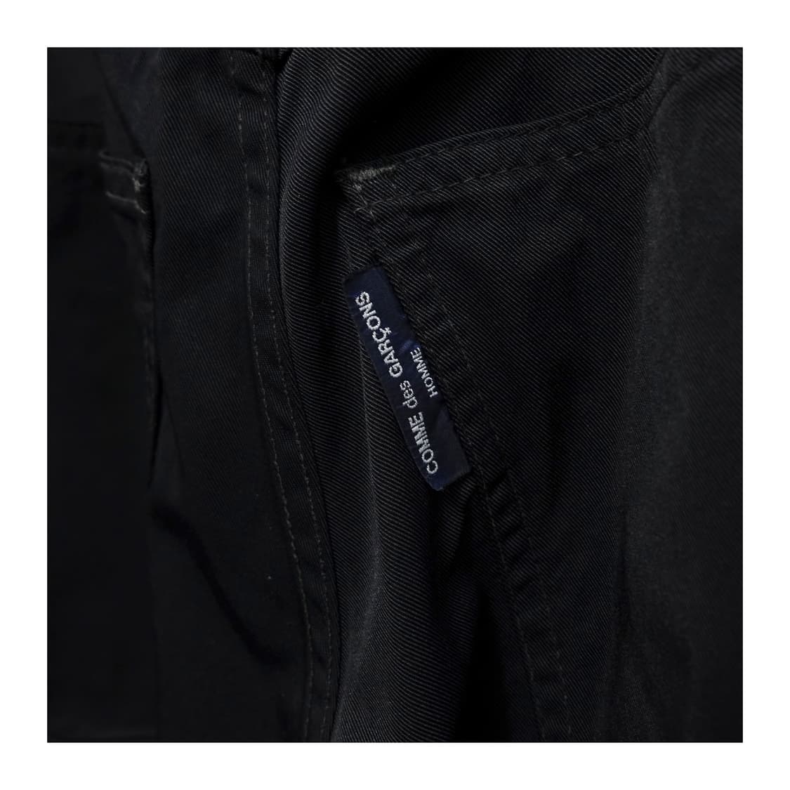 [M]COMMEDESGARCONS 꼼데가르송 옴므 가먼트다잉 나일론 팬츠 상품이미지5