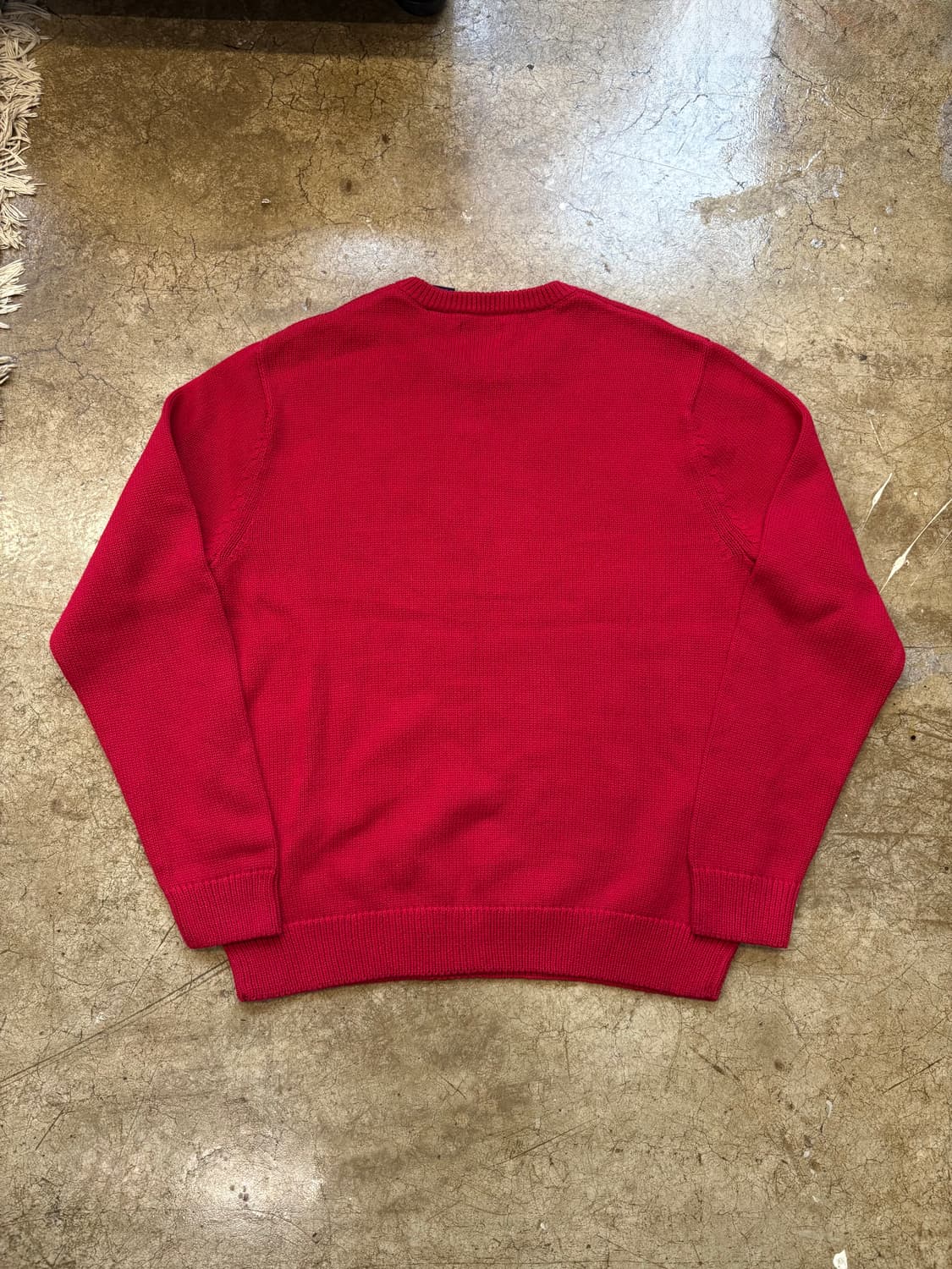 챕스 CHAPS 레드 코튼 니트 상품이미지6