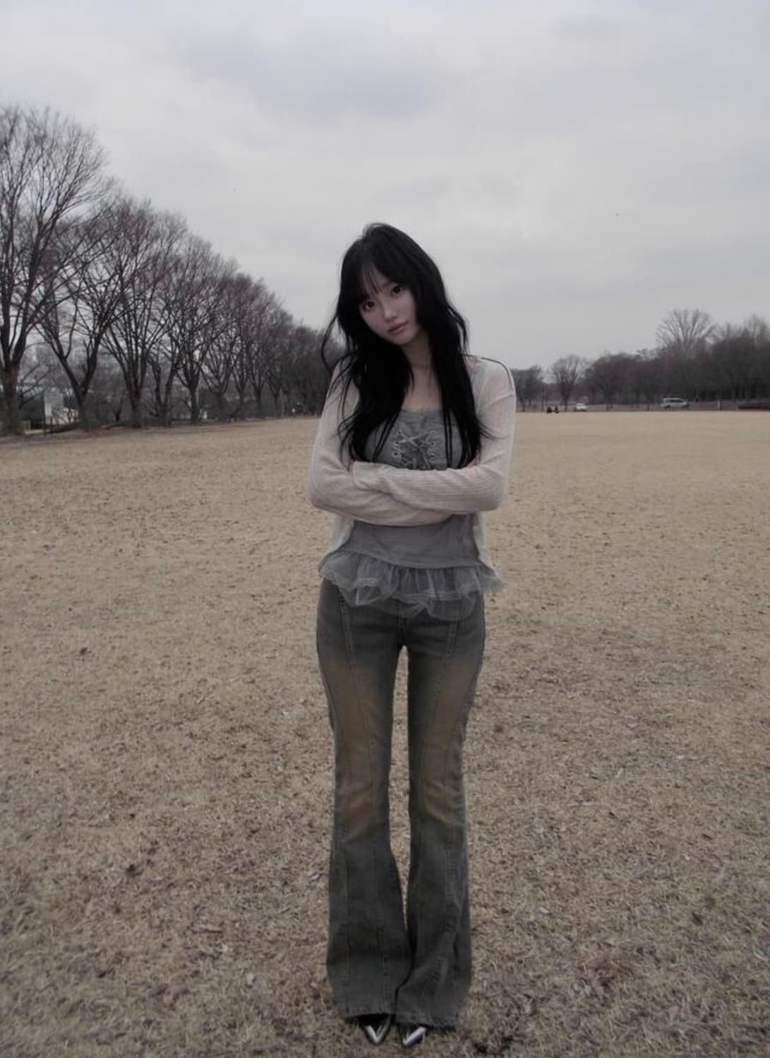 KYOIII 쿄이 washing slit 부츠컷 팬츠 상품이미지1