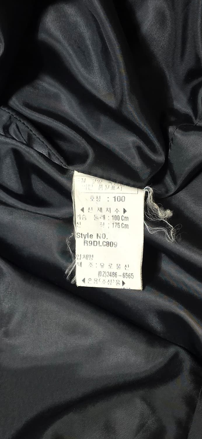 레노마 블랙 남성 모직 롱코트 100 상품이미지4
