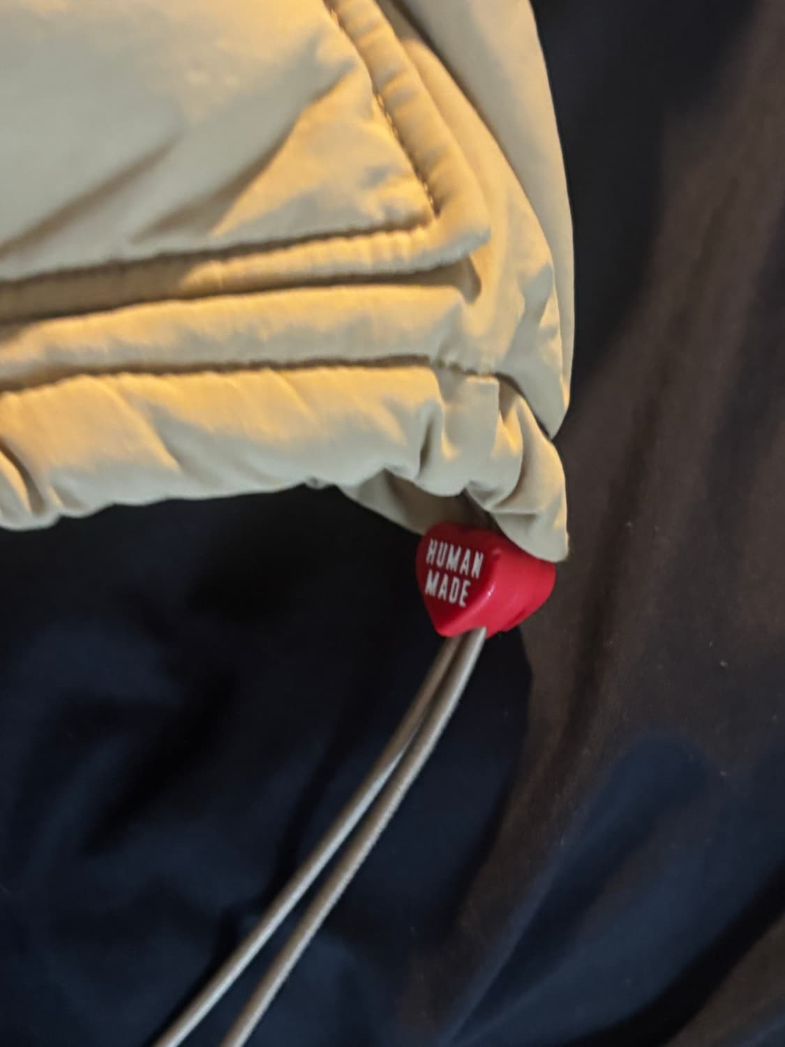 휴먼메이드 다운 패딩 자켓 베이지 xl 상품이미지4