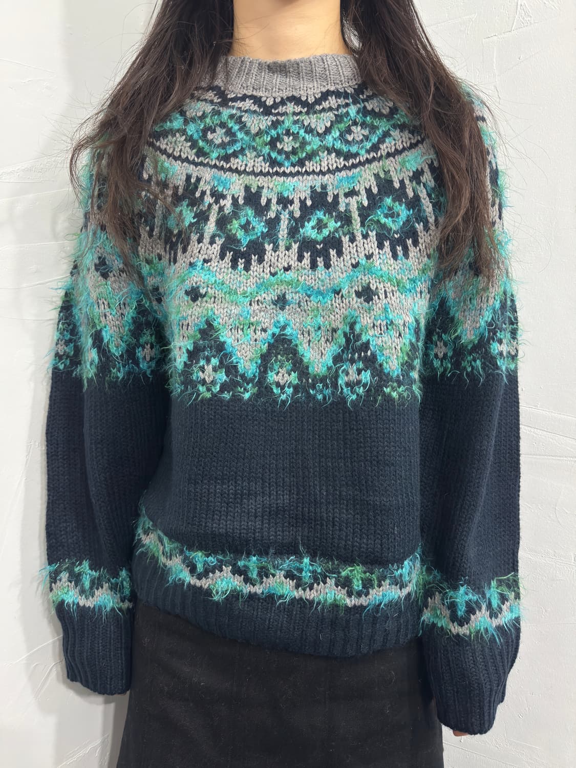 titicaca pattern knit top 상품이미지1