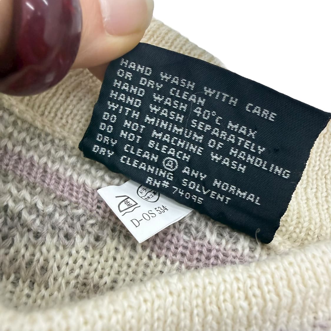 쿠지 에스닉 케이블 니트 상품이미지9