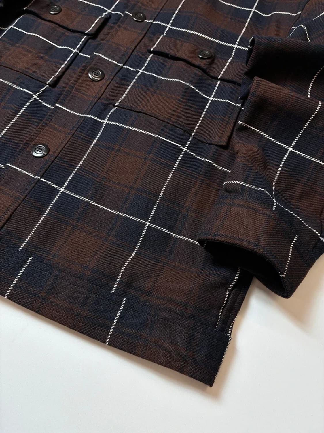 니코앤드 플란넬 코튼 셔츠 자켓 PN9320 상품이미지3