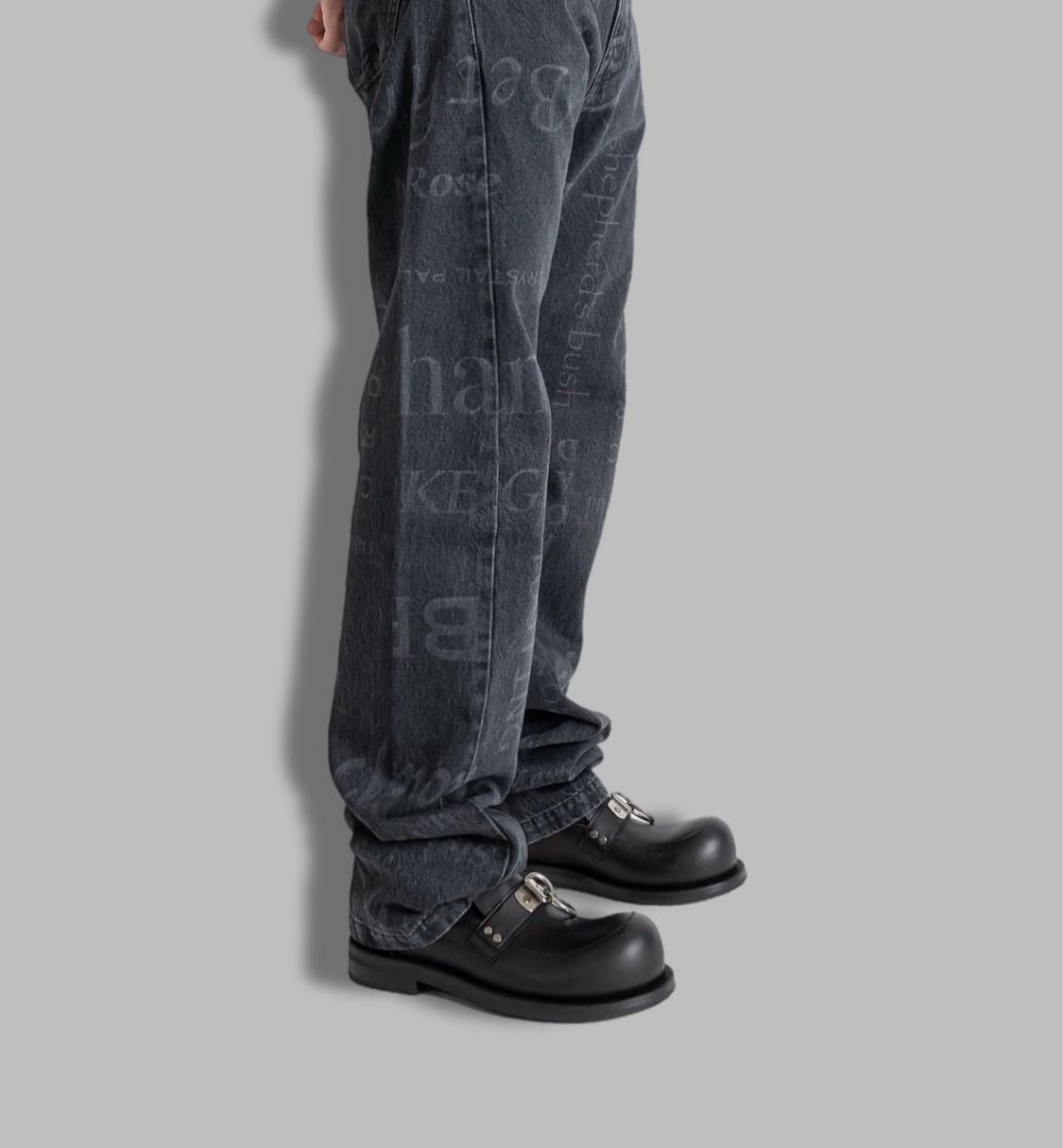 [280] 마틴 로즈 25ss 메탈링 디테일 레더 로퍼 상품이미지1