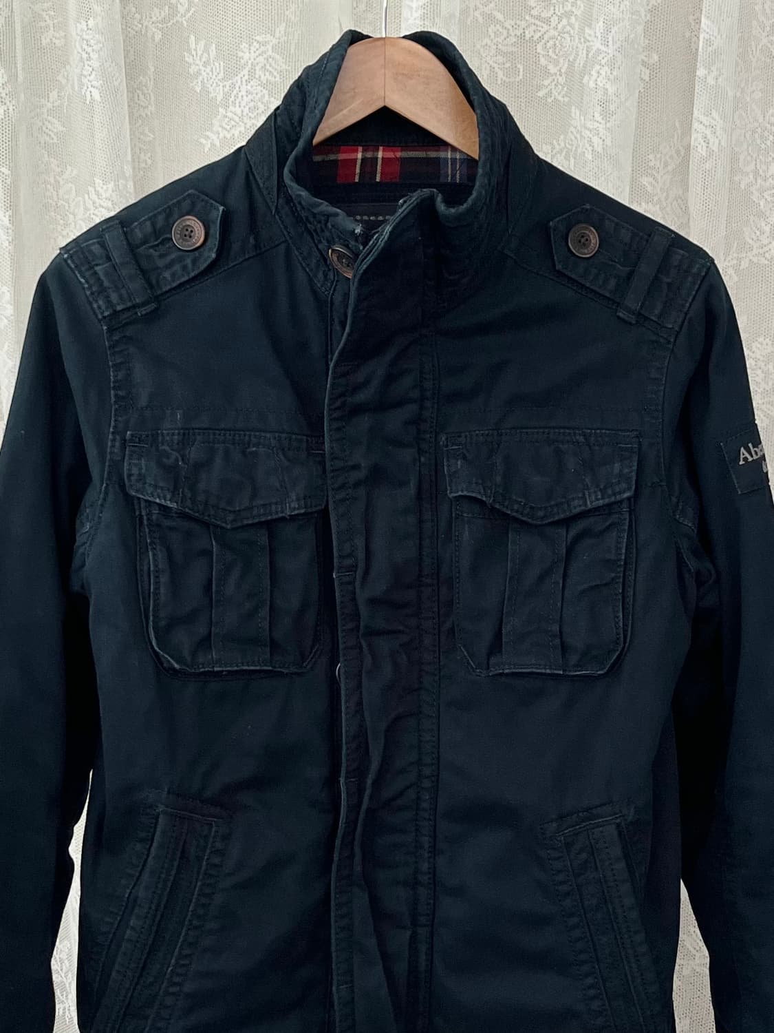 S) 아베크롬비 센티넬 밀리터리 필드자켓 네이비 상품이미지3