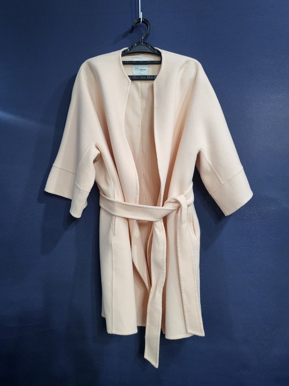 쥬크 캐시미어 벨티드 코트 상품이미지1