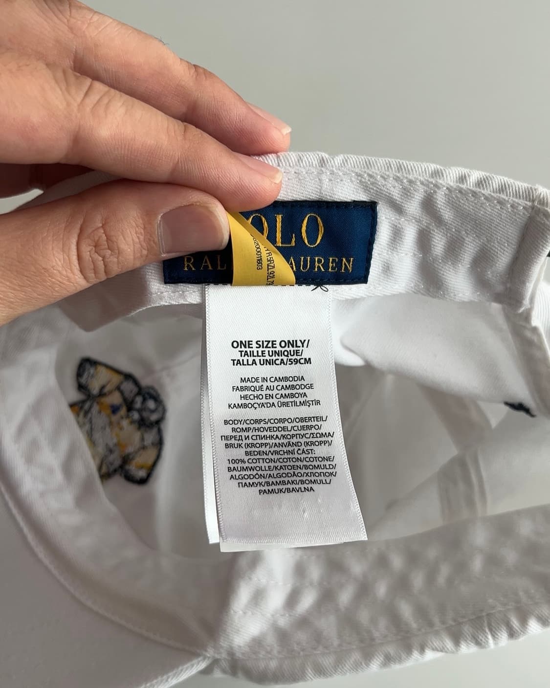 폴로 랄프로렌 럭비셔츠 자수 트윌 볼캡 상품이미지6