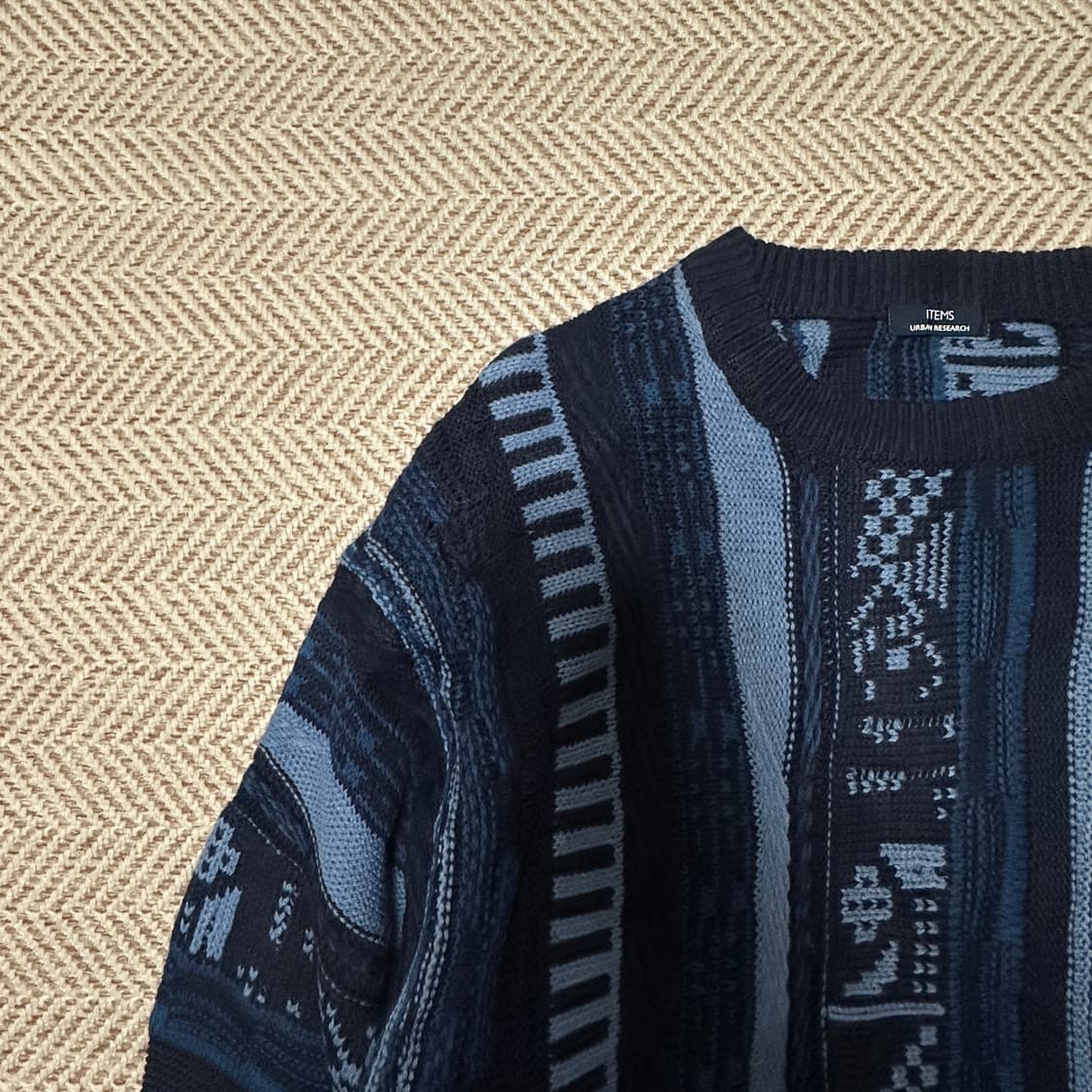 URBAN RESEARCH acrylic knit sweater 상품이미지3