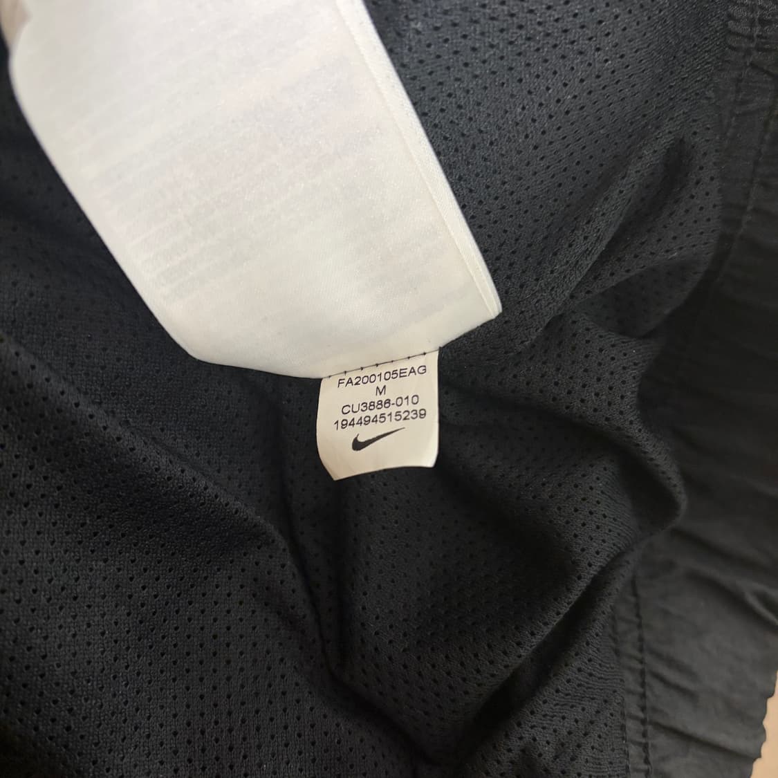 나이키 더블 스우시 아노락 블랙 후드 반집업 상품이미지4