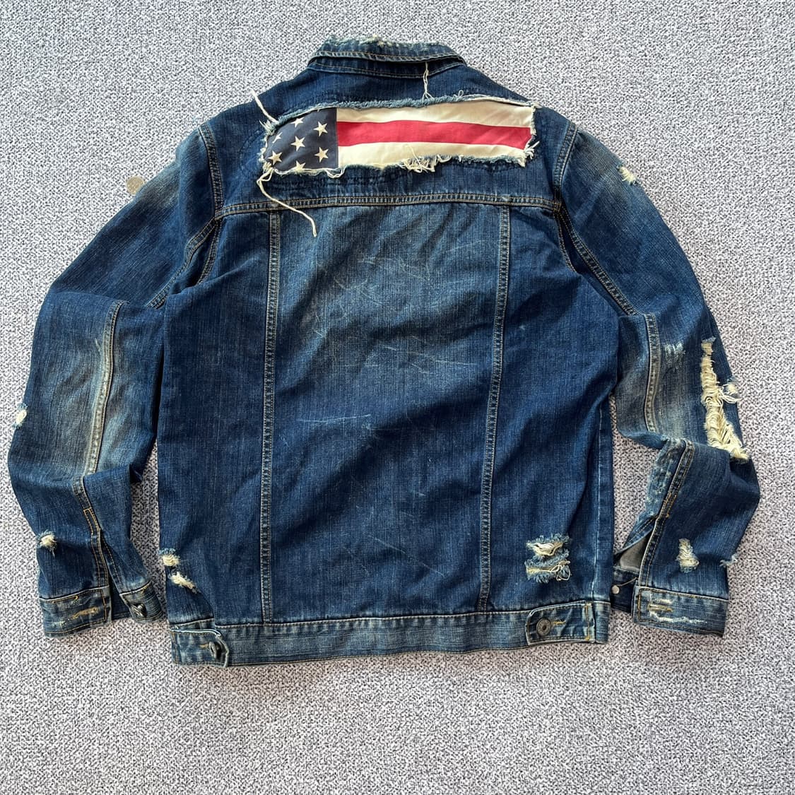 USA VTG 데님 청자켓 상품이미지3