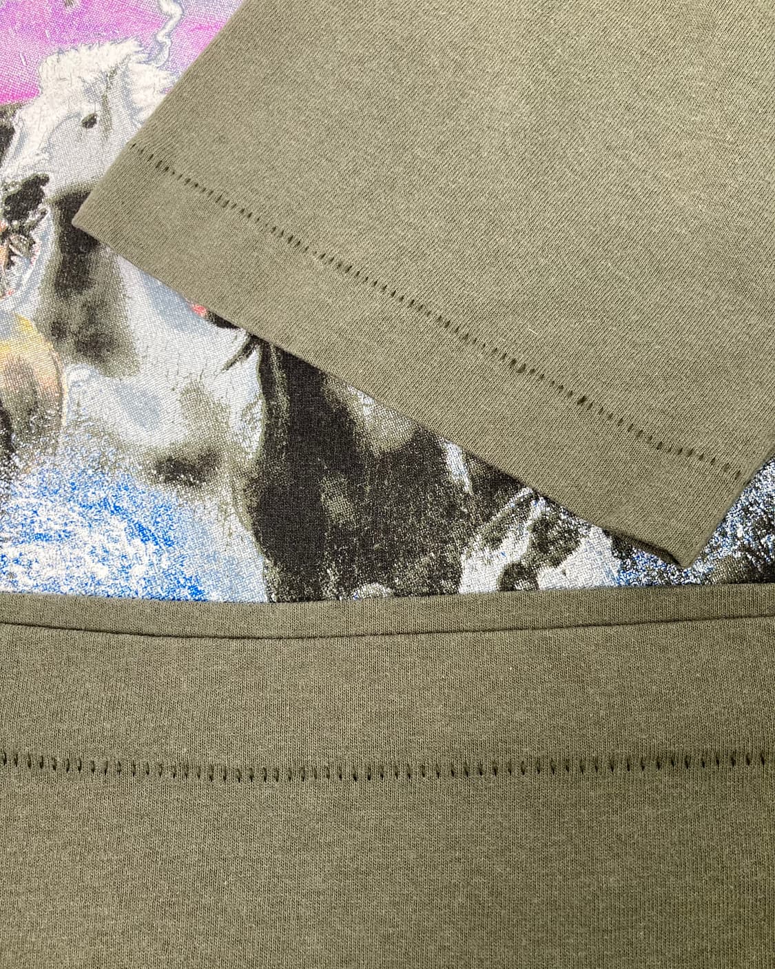 90s Single Stitched Tee (olive green) 상품이미지6