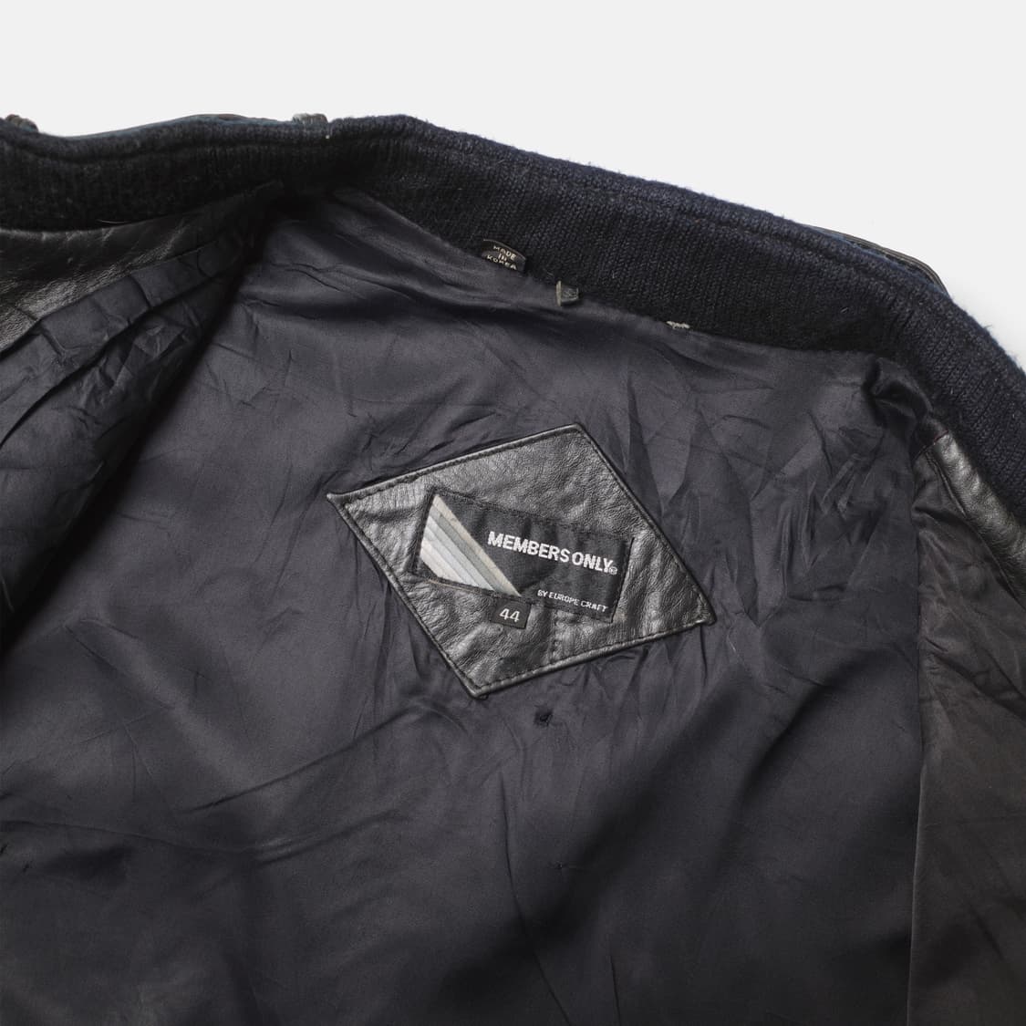1980's Members Only Leather Racer Jacket 상품이미지6