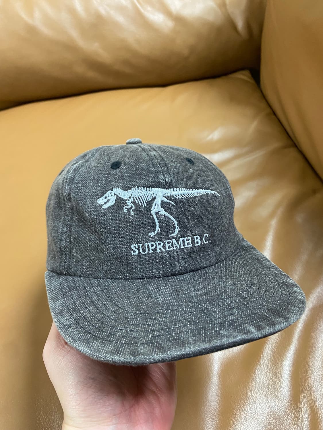 Supreme 슈프림 쥬라기 데님 6패널 볼캡 모자 상품이미지2