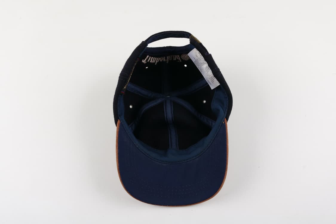 90's USA 팀버랜드 울 스웨이드 네이비 캡 모자 상품이미지6