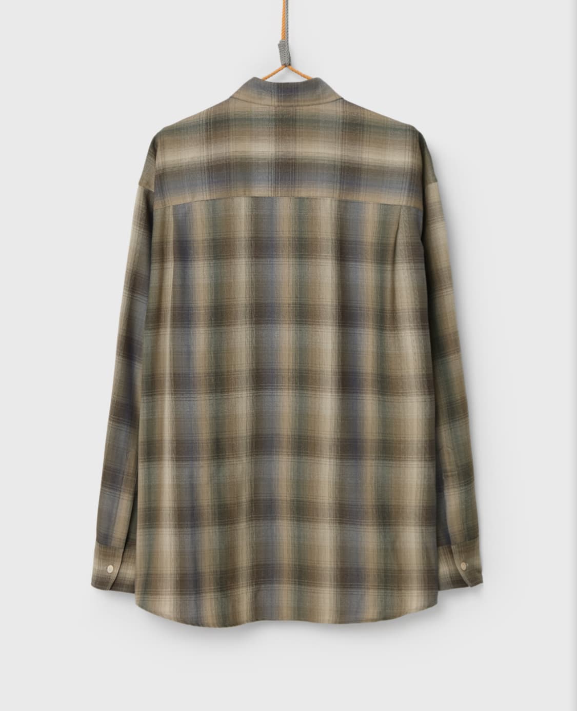 오라리 25aw 체크셔츠 상품이미지2