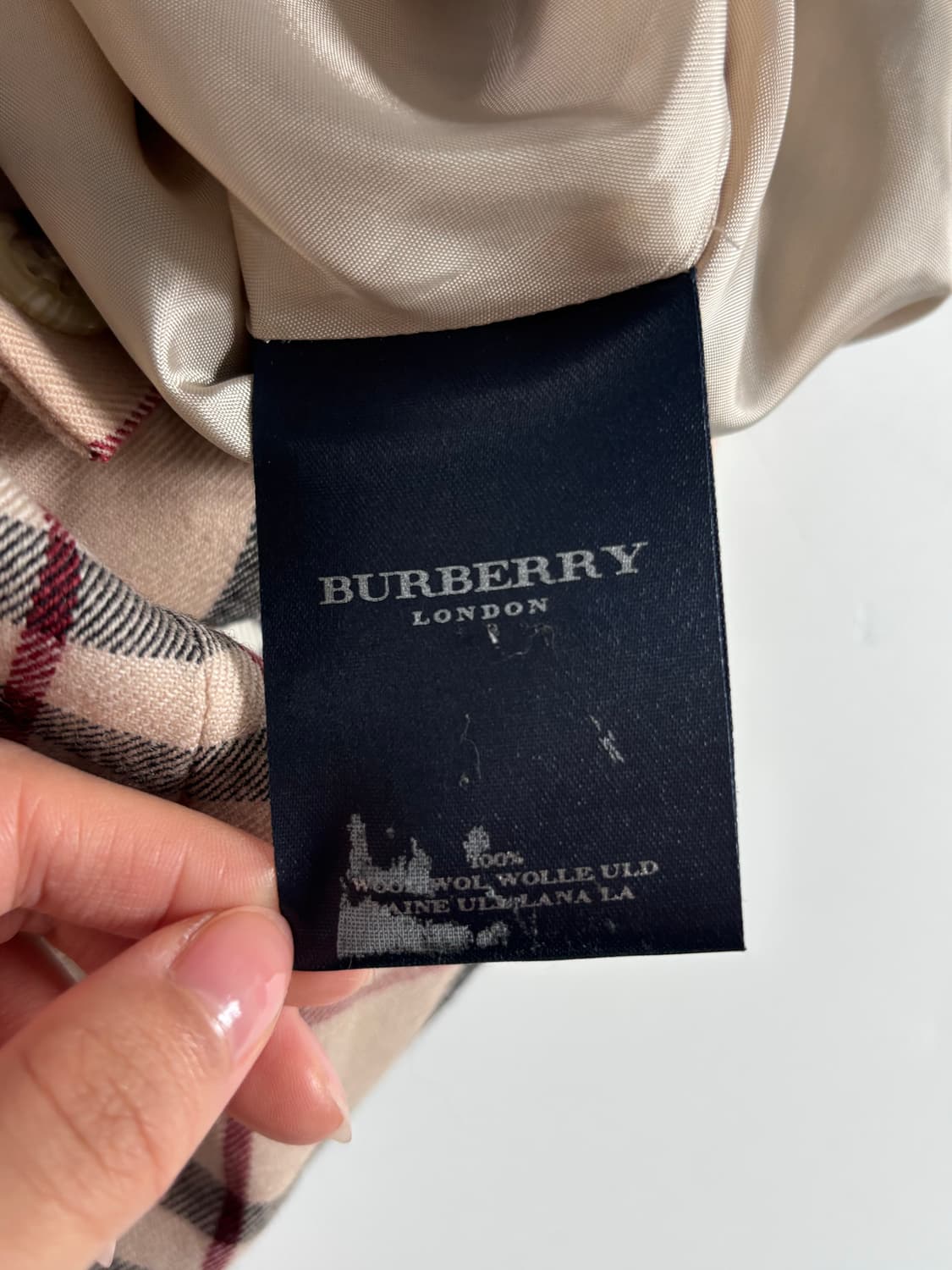 Burberry 버버리 베이지 노바체크 스커트 상품이미지7