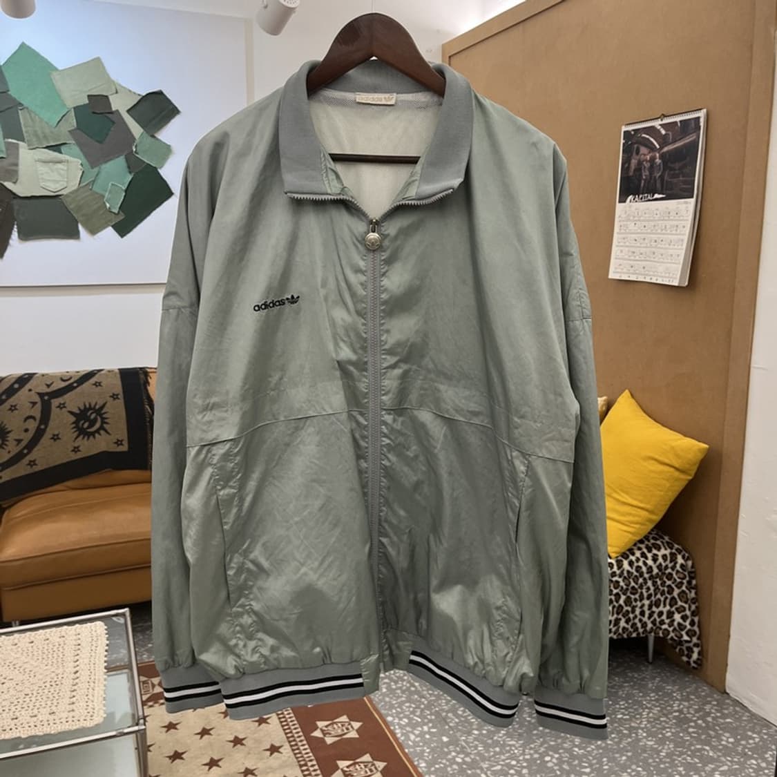 아디다스 올드스쿨 레트로 빈티지 바람막이 자켓 EEEEL C09849 상품이미지3