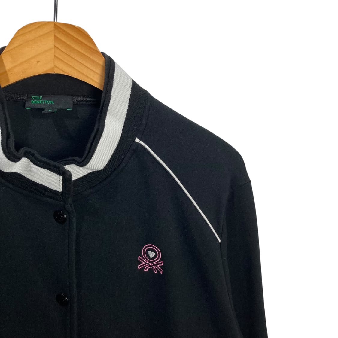 베네통 블랙 버튼 자켓 상품이미지3