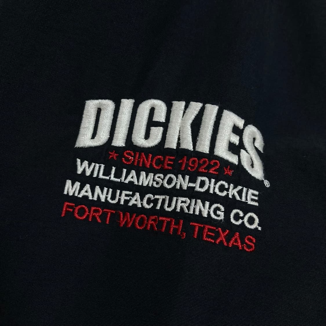 디키즈 스몰 로고 블랙 바람막이 상품이미지3