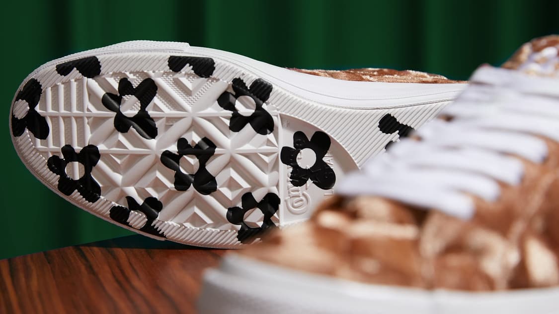 컨버스 X 골프 르 플레르* 퀼티드 벨벳 원스타 브라운 슈가 한정판 상품이미지6