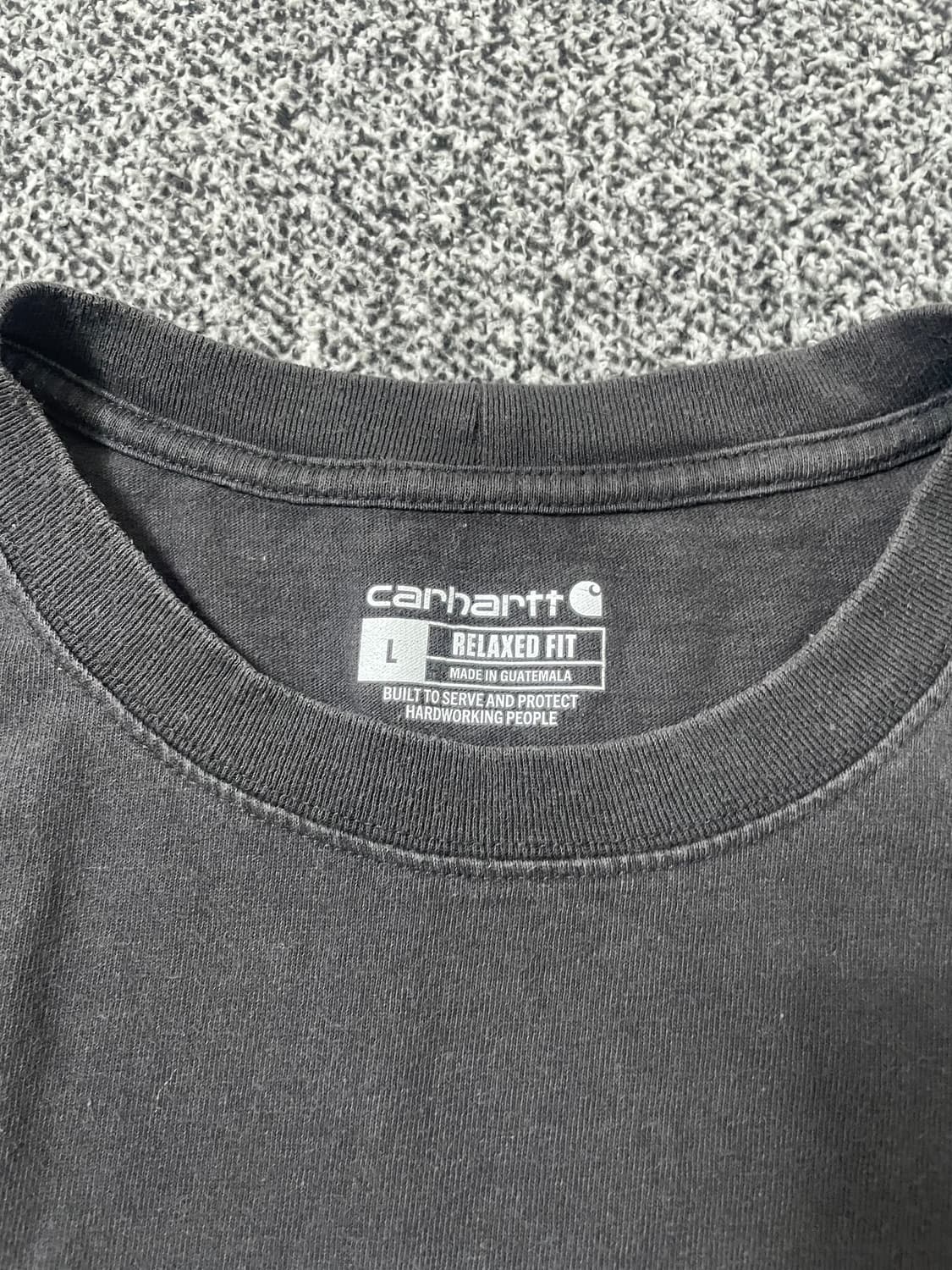 빈티지9. 칼하트 빈티지 시그니처 빅 로고 긴팔 티셔츠 롱 슬리브 상품이미지3