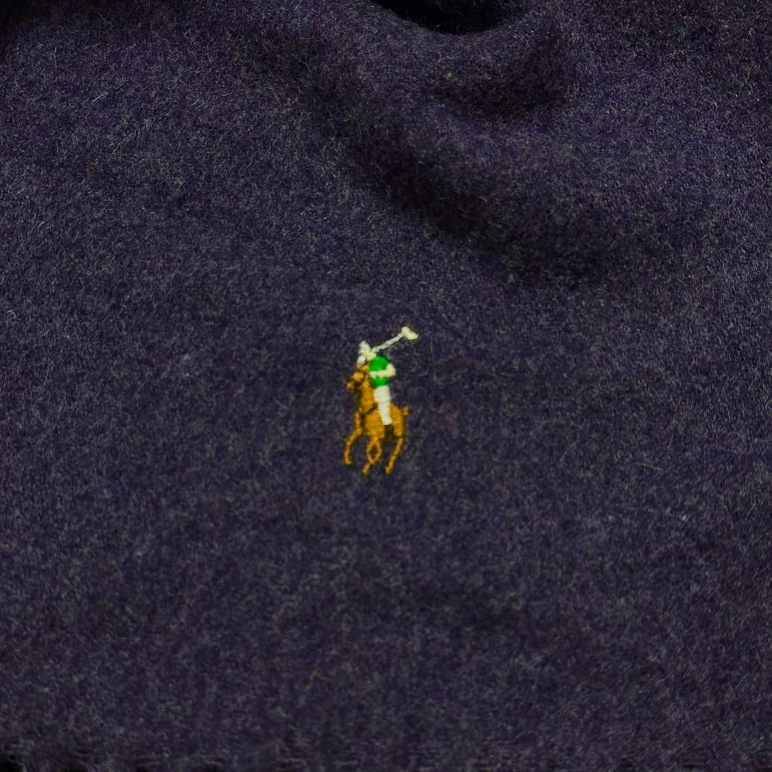 폴로 랄프로렌 램스 울 다크퍼플 머플러 목도리 상품이미지3