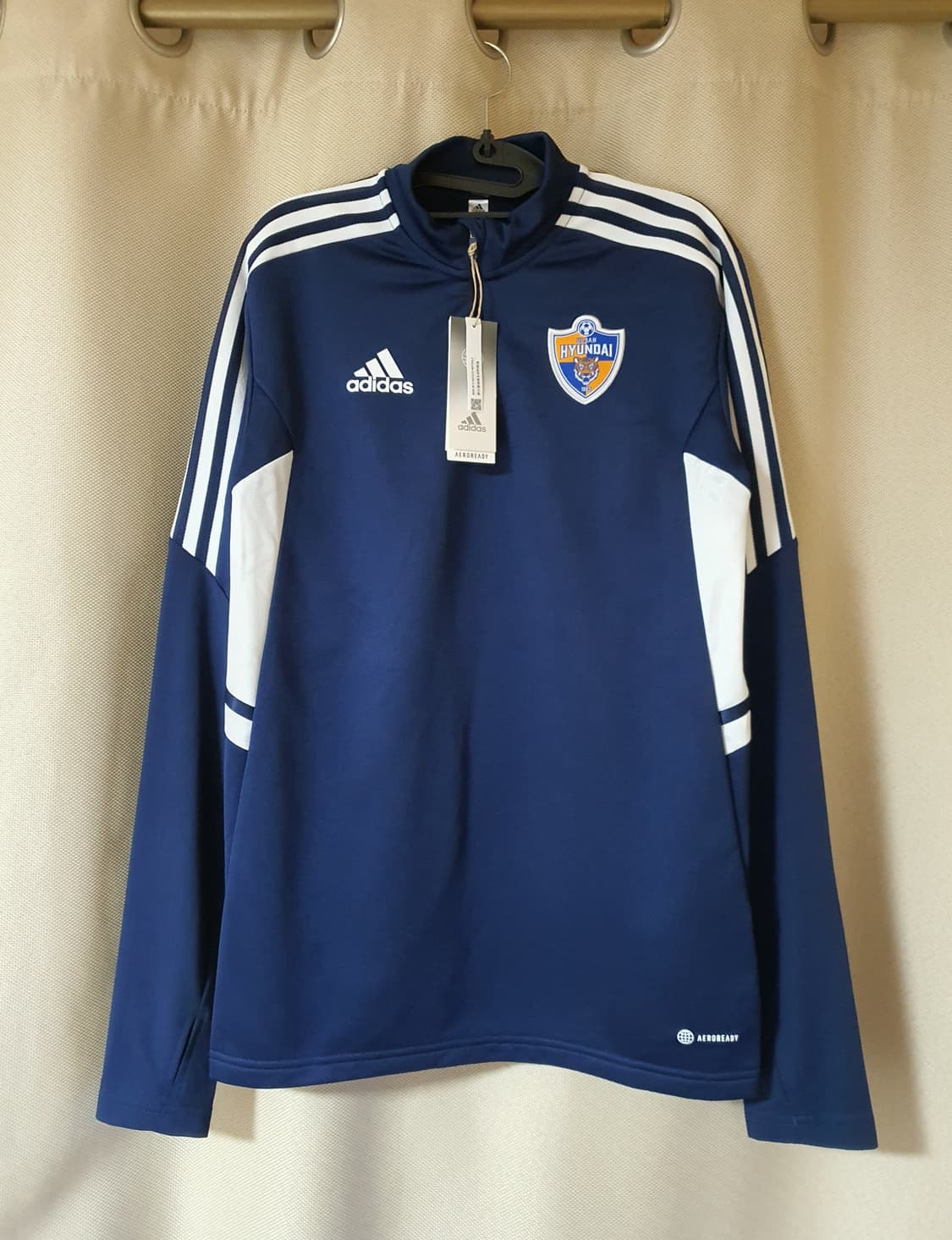 (새상품) 아디다스 울산 현대 트레이닝 하프 집업 져지 90 상품이미지1