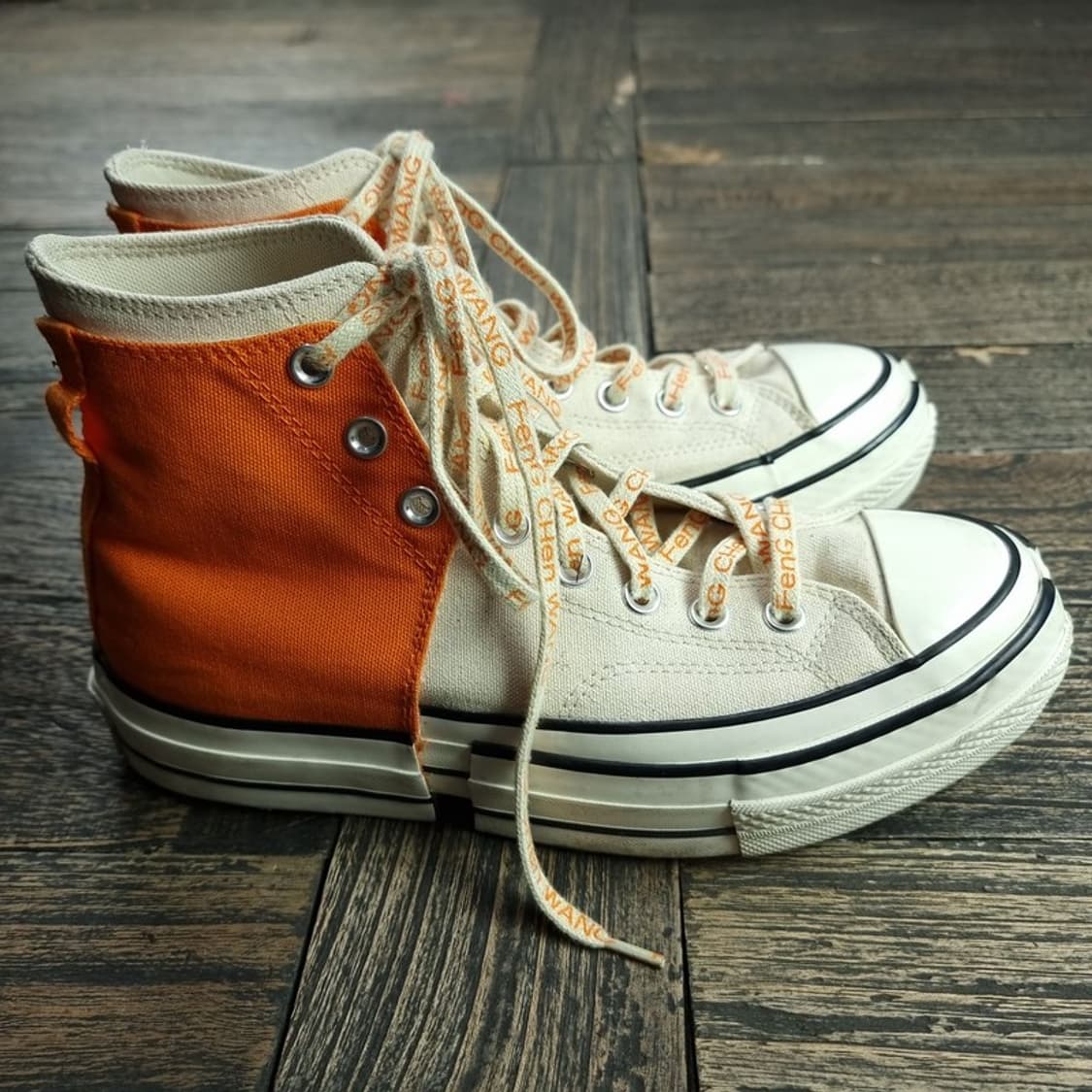 [컨버스 X 펑첸왕] 척70 2 IN 1 하이 퍼시몬 오렌지 M20141 상품이미지3