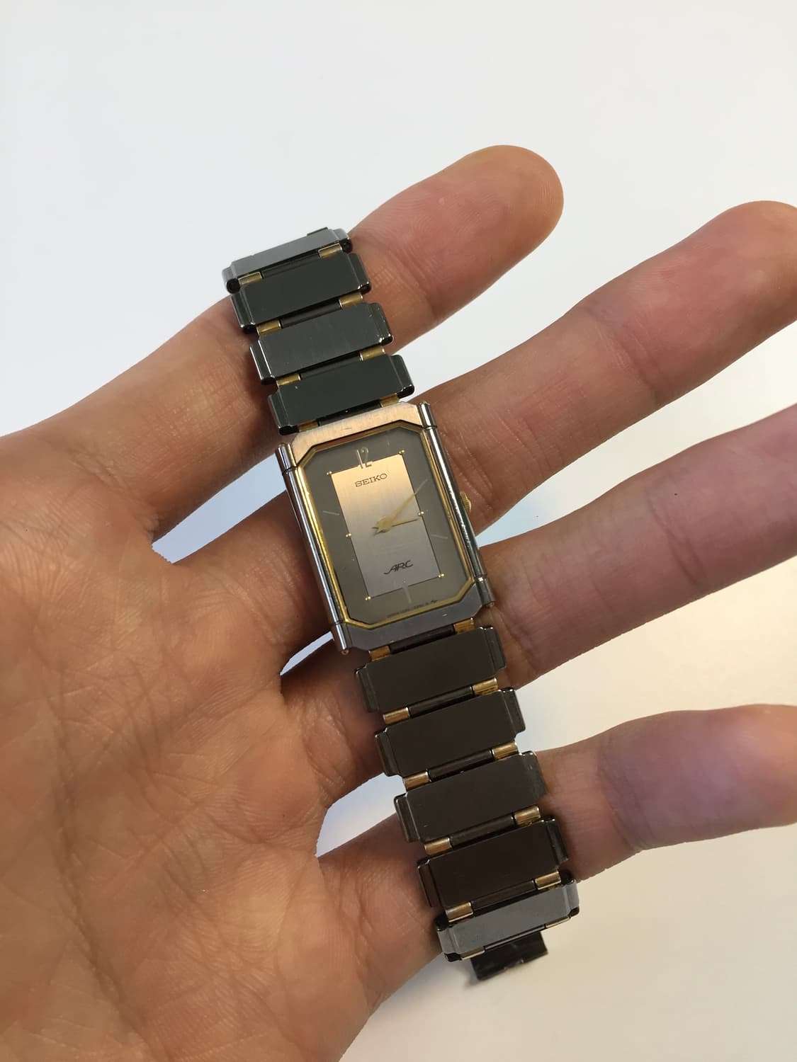 80s seiko arc quartz tank 상품이미지3