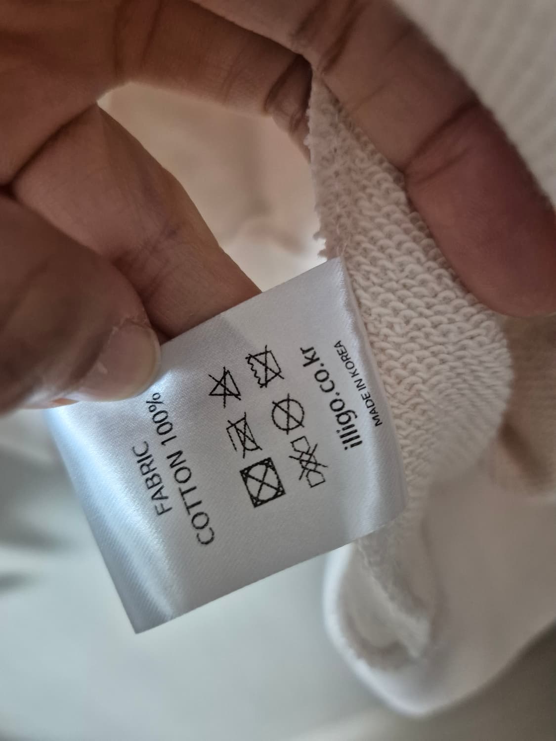 일리고 로고패치  후드집업 m 사이즈  ILLIGO 상품이미지6